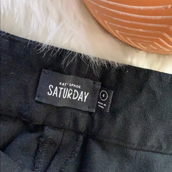 kate spade saturday • the pipeline black cropped pants - Picture 7 of 9